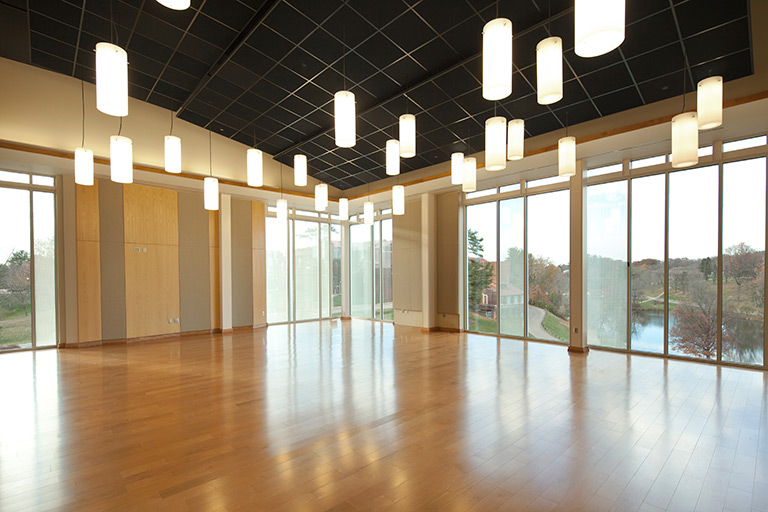 Interior of rehearsal room