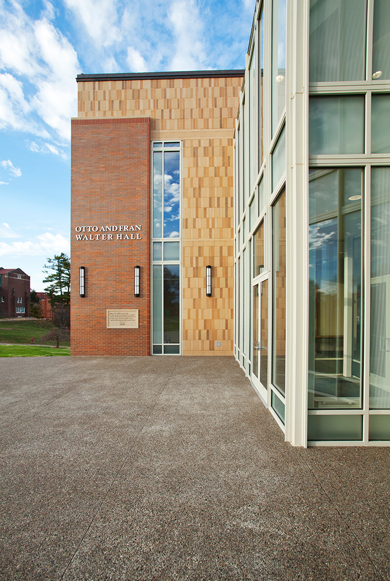 Exterior detail at entrance